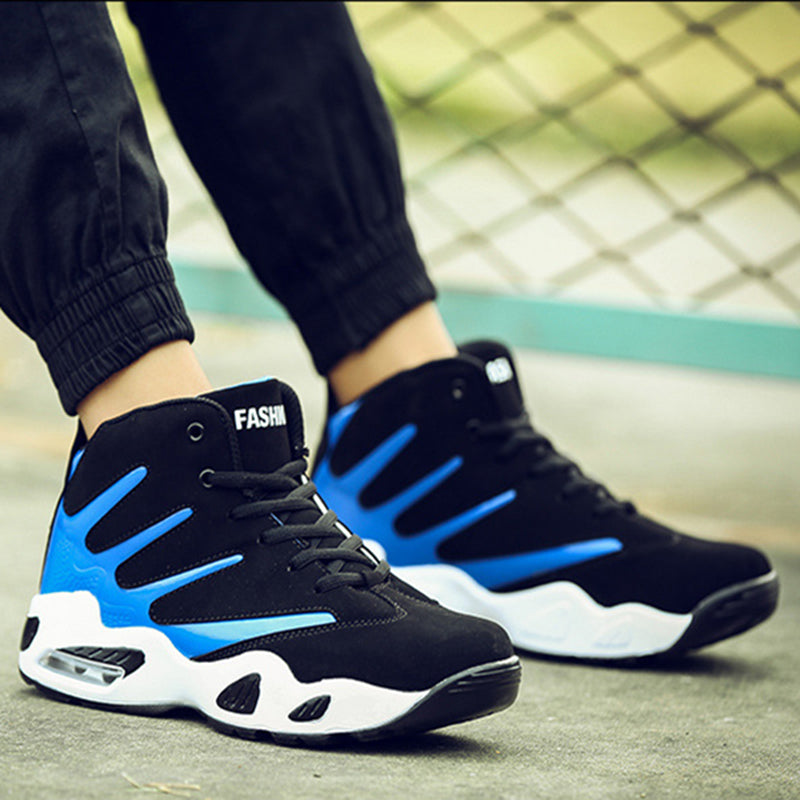 Sarah Express Men's High-Top Air Cushion Basketball Sneakers