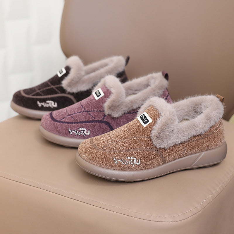 Sarah Express Women's Non-Slip Cotton Slip-On Flats