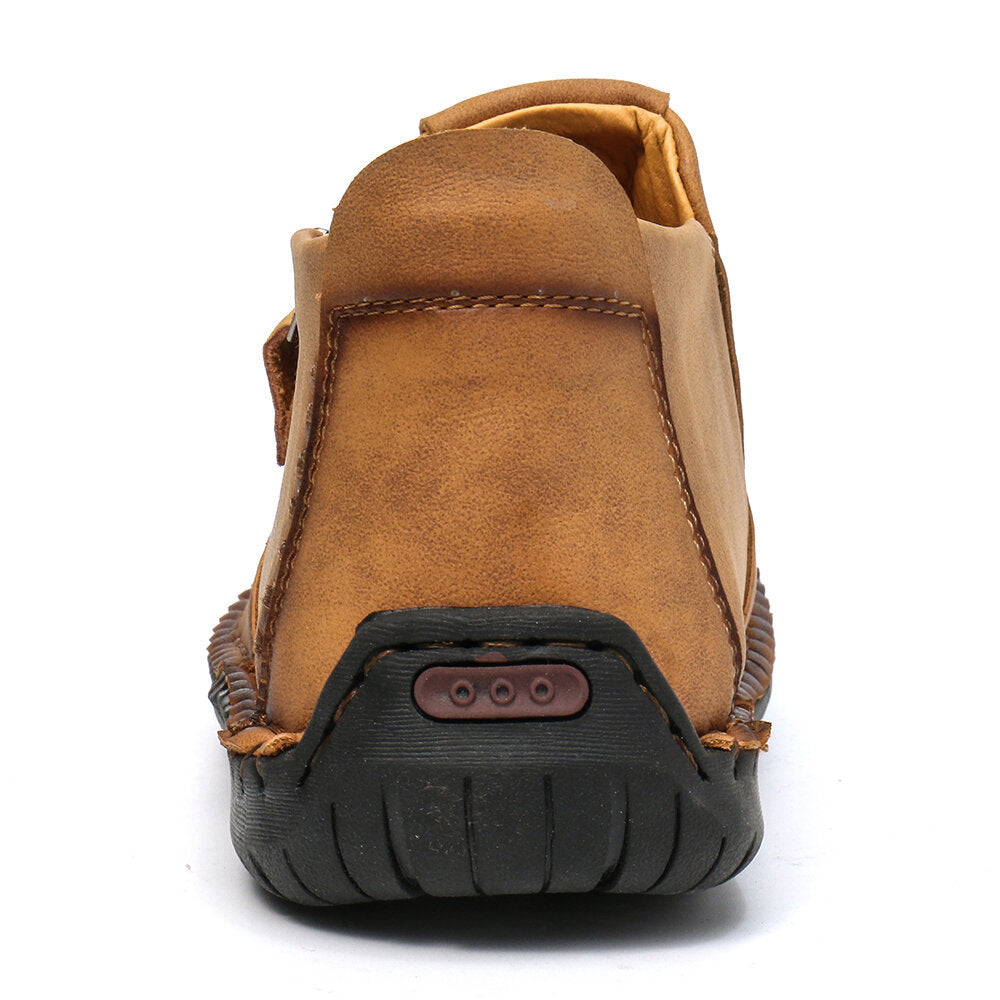 Sarah Express Men's Side Zipper Martin Ankle Boots