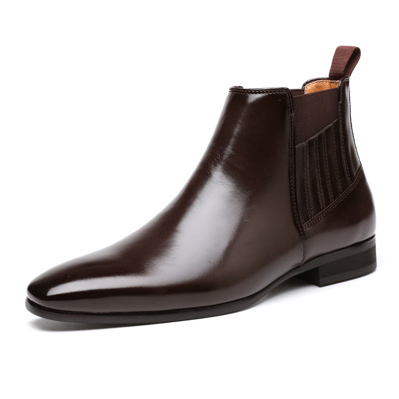 Sarah Express Men's Pointed Toe Chelsea Boots