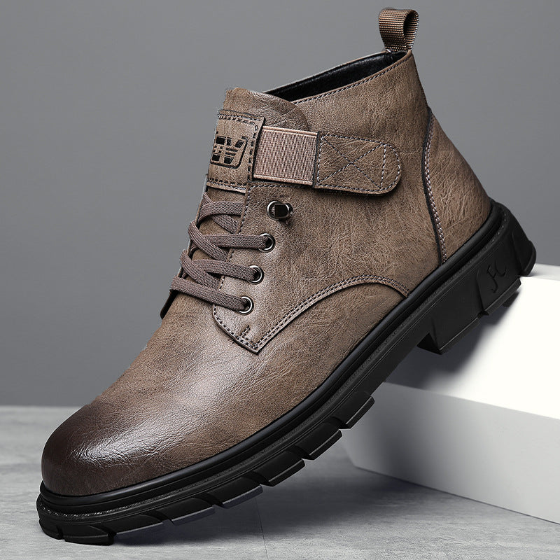 Sarah Express Men's Fleece-Lined High-Top Winter Sneakers