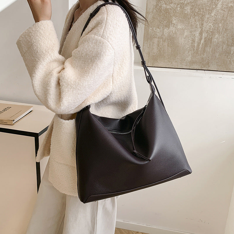 Sarah Express Structured PU Leather Commuter Crossbody Bag