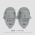 Sarah Express Shark Design EVA Shower Pool Slides Grey