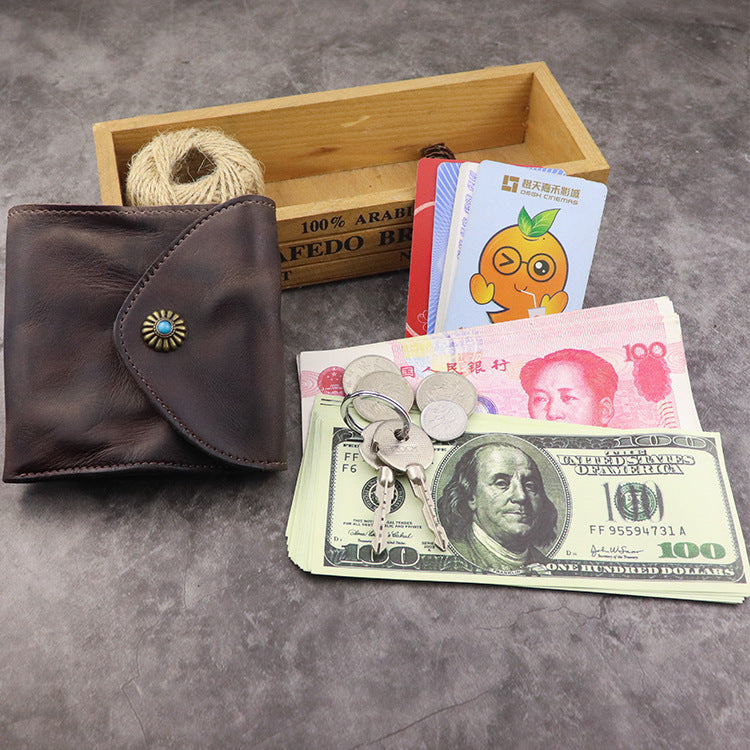 Sarah Express Genuine Leather Multi-Functional Coin Purse Wallet