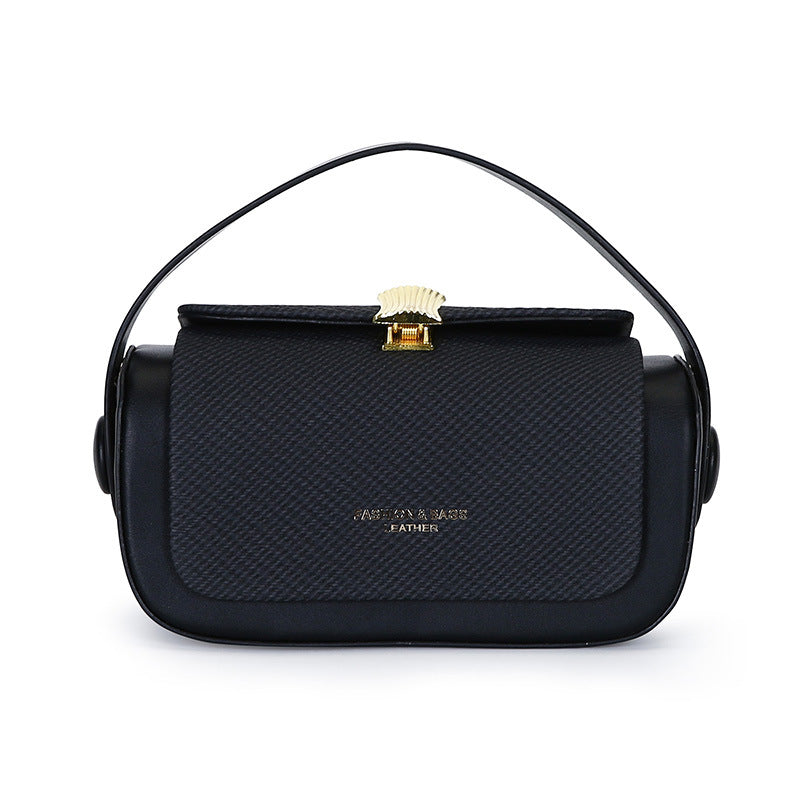 Sarah Express Small Square Crossbody Bag with Phone Pocket Black