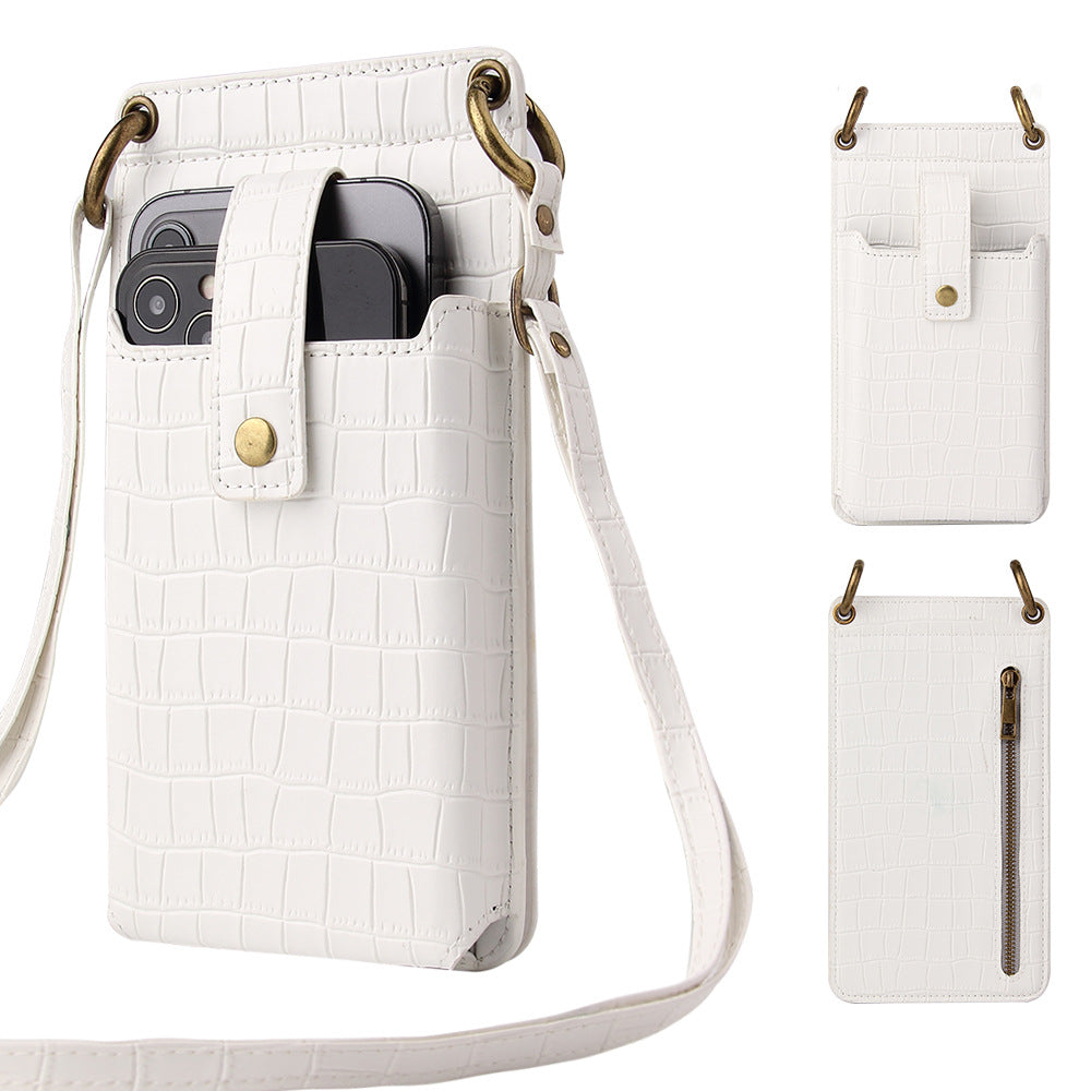 Sarah Express Crocodile Pattern Crossbody Phone Wallet Bag