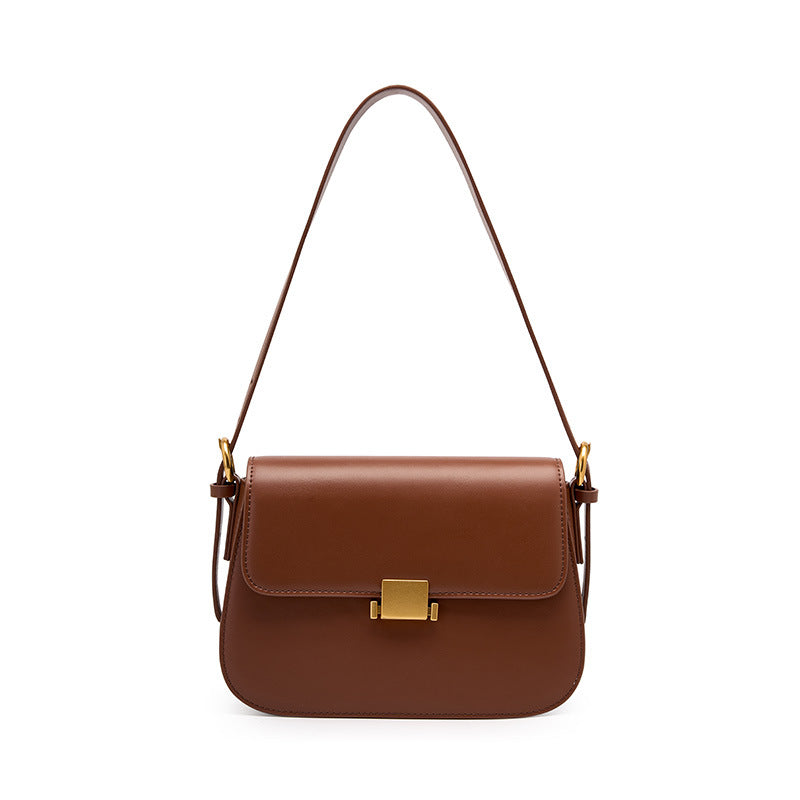 Sarah Express Retro Leather Underarm Shoulder Bag