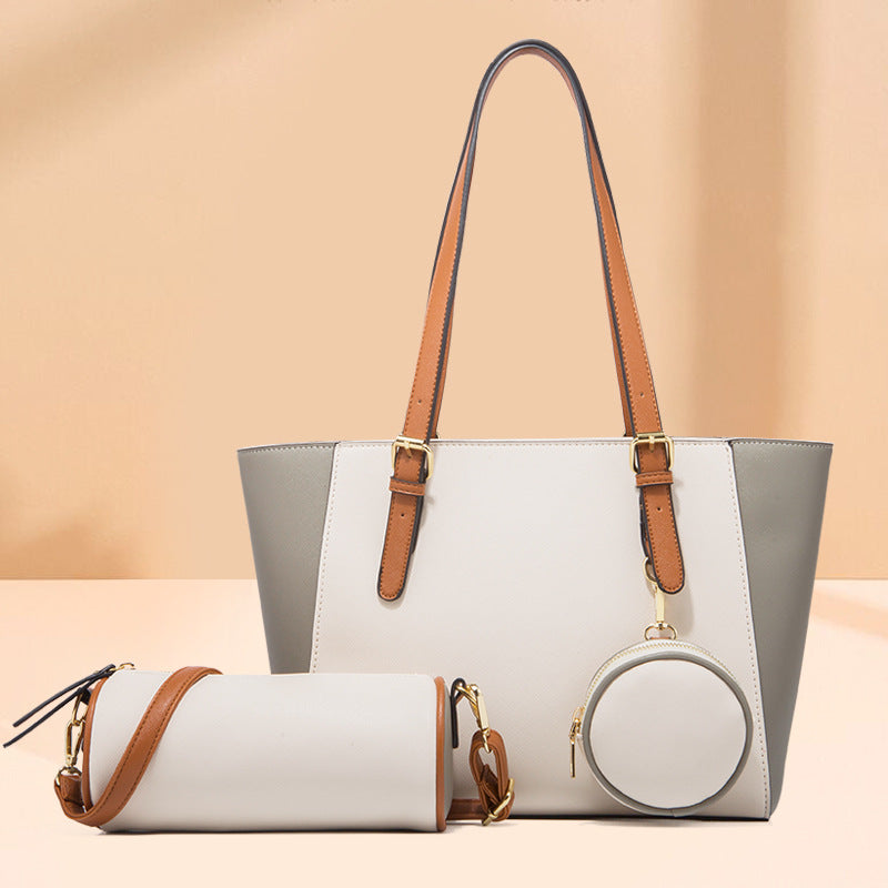 Sarah Express Three-Piece Saffiano Bucket Bag Set