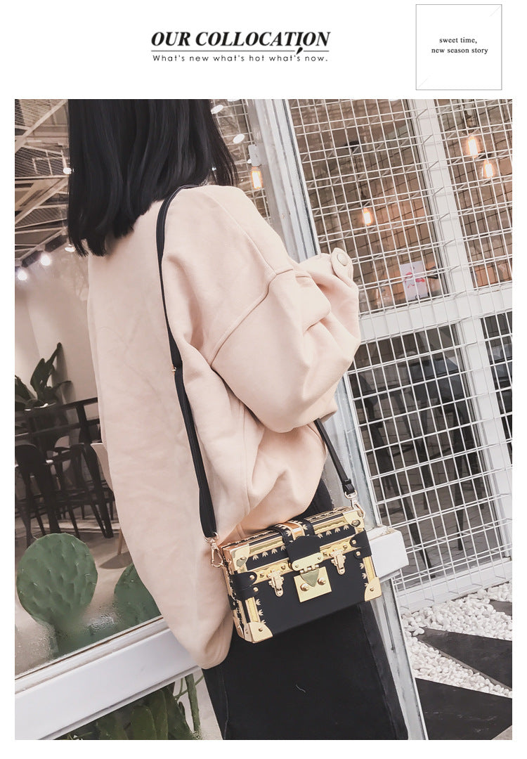 Sarah Express Structured Trunk Crossbody Bag