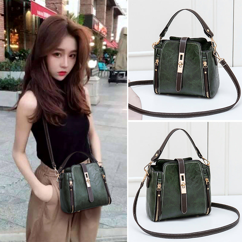 Sarah Express Structured Faux Leather Shoulder Bag