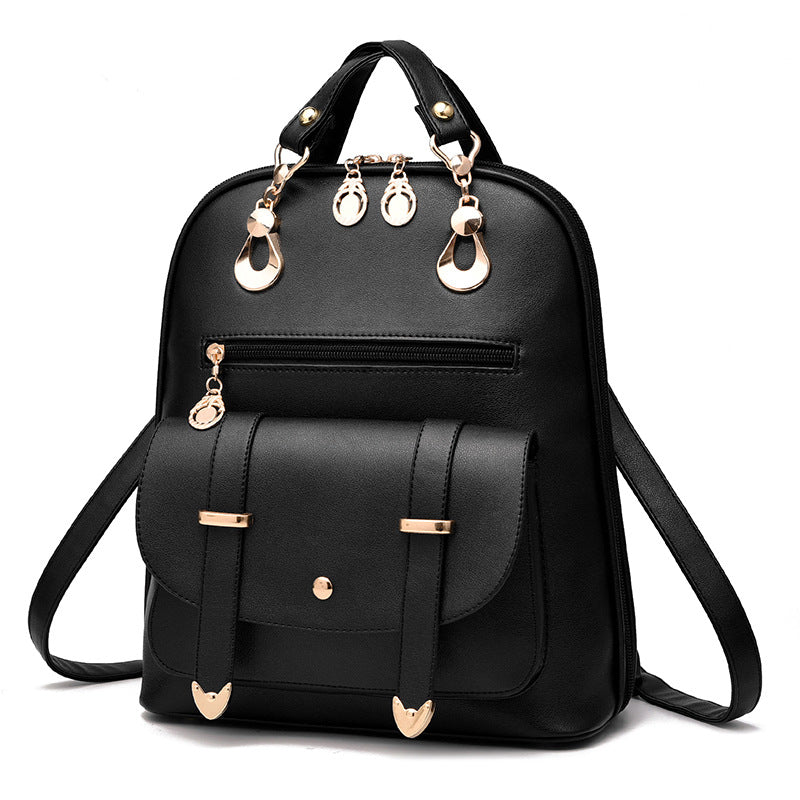 Sarah Express Structured Fashion PU Leather Backpack
