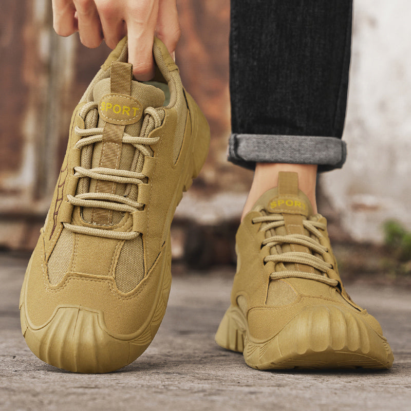Men's Labor Safety Shoes, Autumn Trendy Casual Shoes, Lightweight Versatile Sneakers, Low-top Work Sports Shoes – product detail alternate view 4