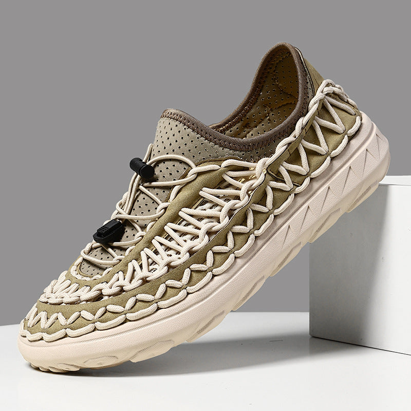 Sarah Express Men's Breathable Mesh Slip-On Sneakers
