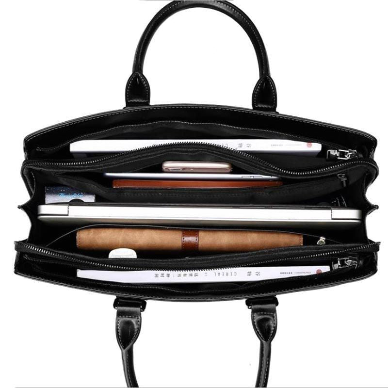 Sarah Express Structured Portable Office Briefcase File Bag