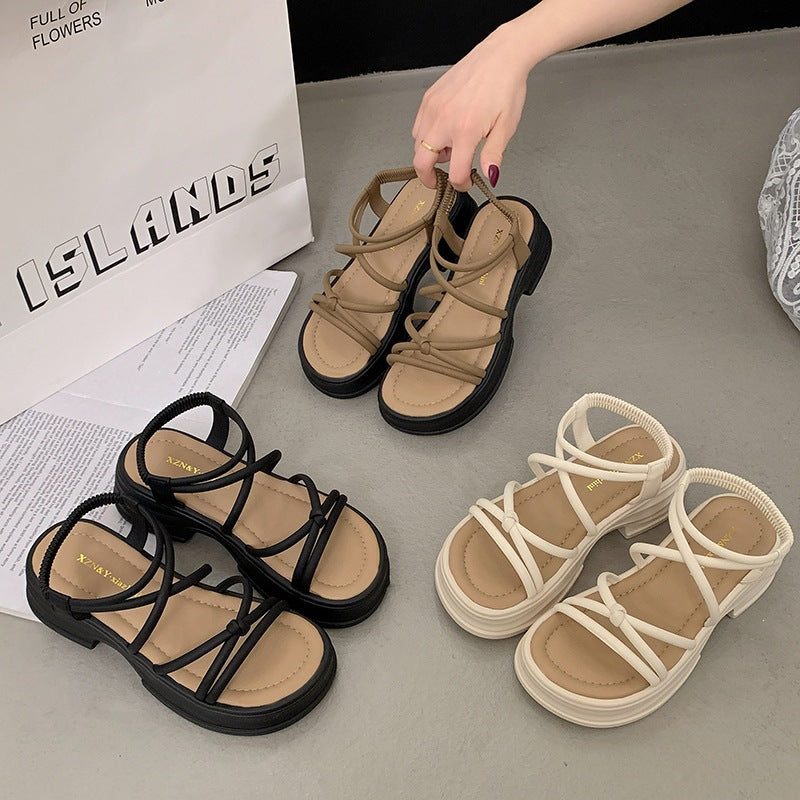 Sarah Express Strappy Flat Roman Sandals