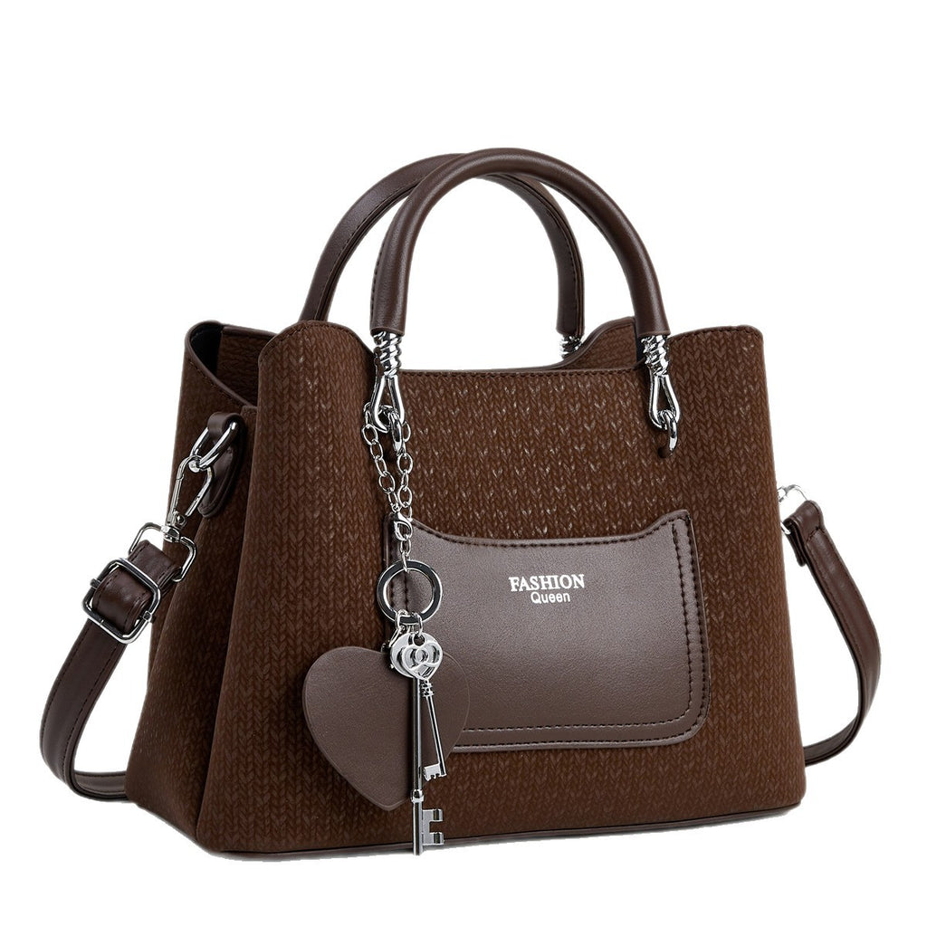 Sarah Express Large Capacity PU Leather Messenger Bag