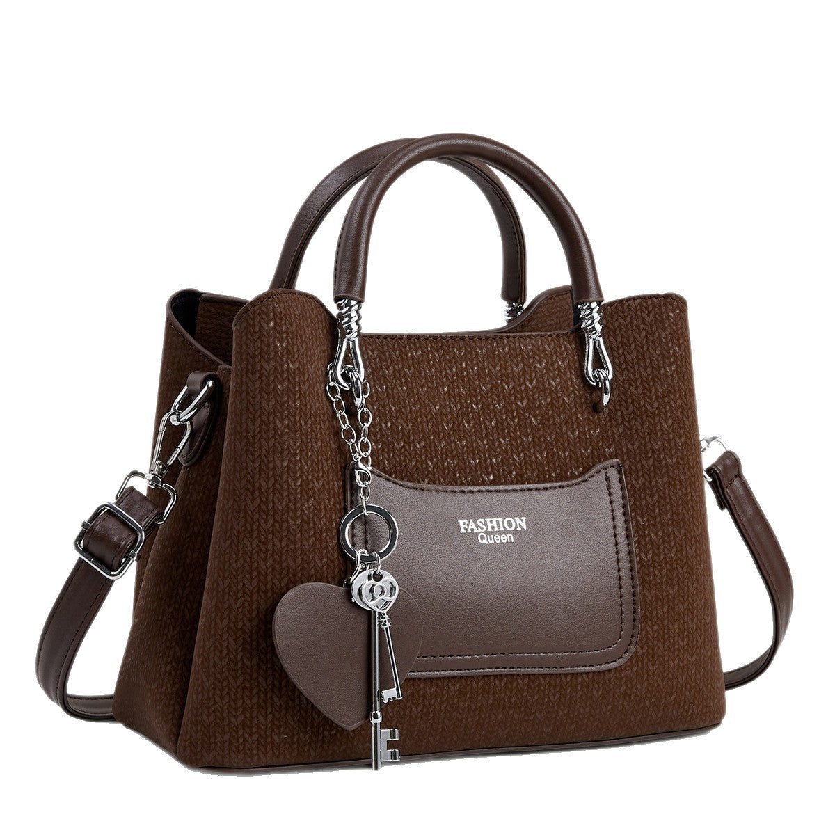 Sarah Express Large Capacity PU Leather Messenger Bag