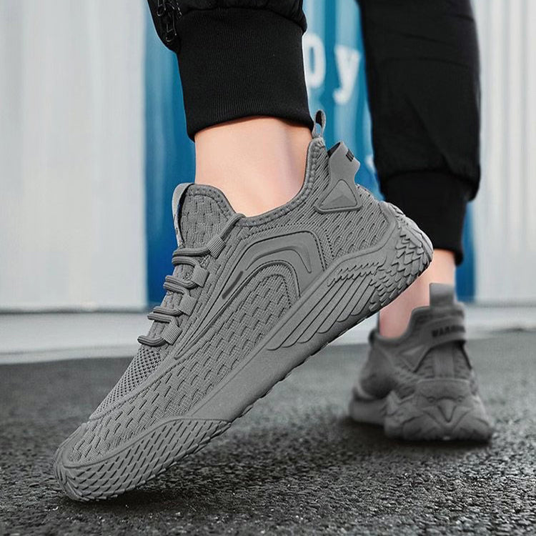 Sarah Express Breathable Mesh Lace-Up Men's Sneakers