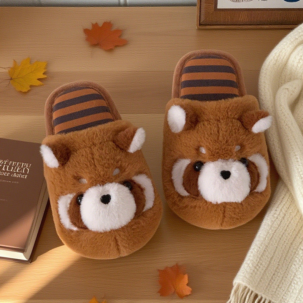 Sarah Express Women's Cartoon Fuzzy Indoor House Slippers