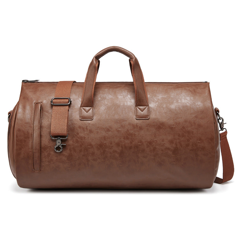 Sarah Express Waterproof Travel Suit Garment Duffel Bag Brown