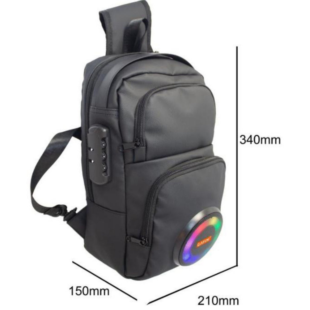 Sarah Express Bluetooth Speaker Backpack Rechargeable Outdoor Bag M815black