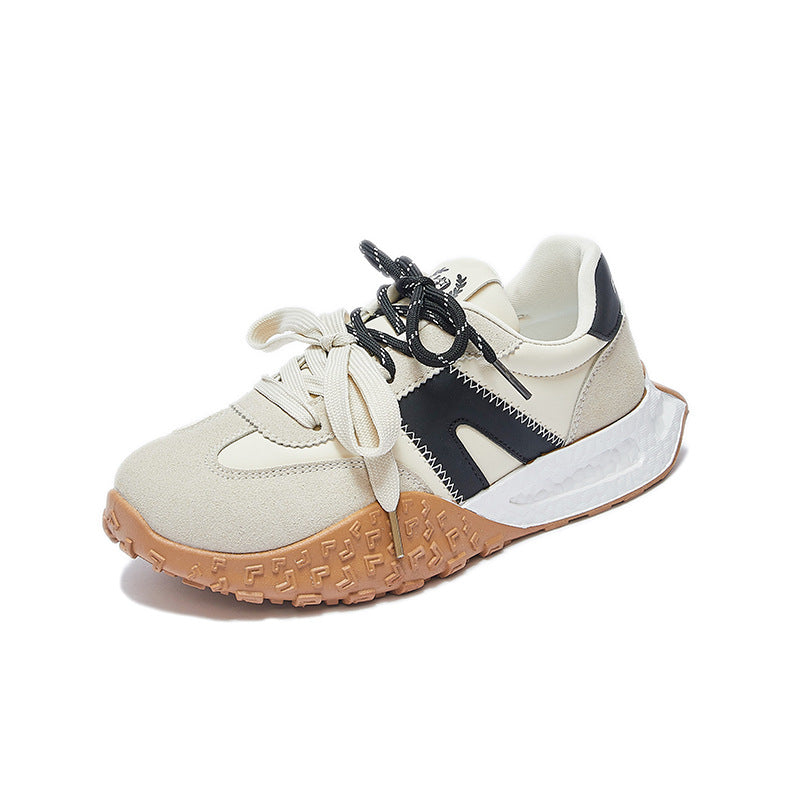 Sarah Express Color-Block Platform Wedge Dad Sneakers