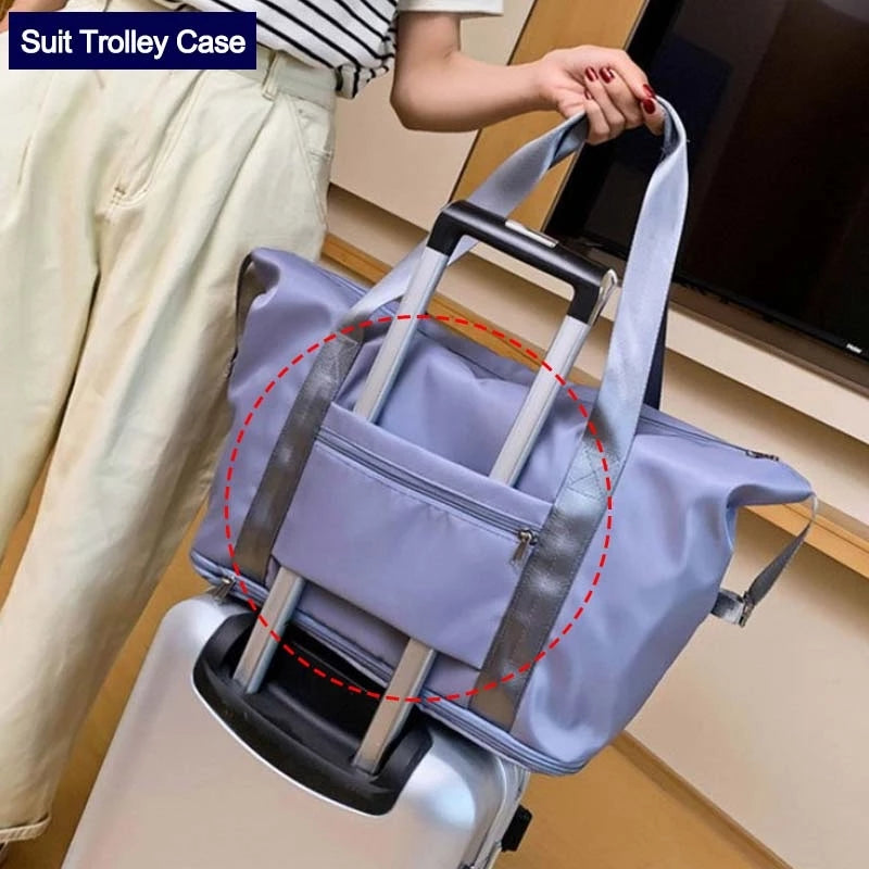 Sarah Express Foldable Large Capacity Travel Weekender Bag