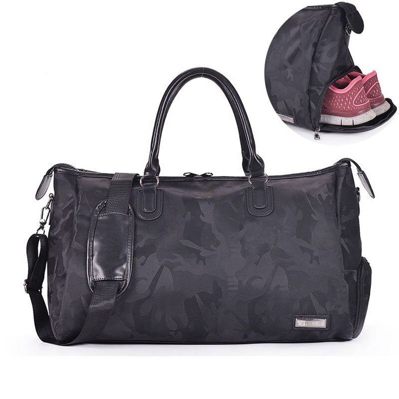 Sarah Express Camo Print Travel Duffel Bag