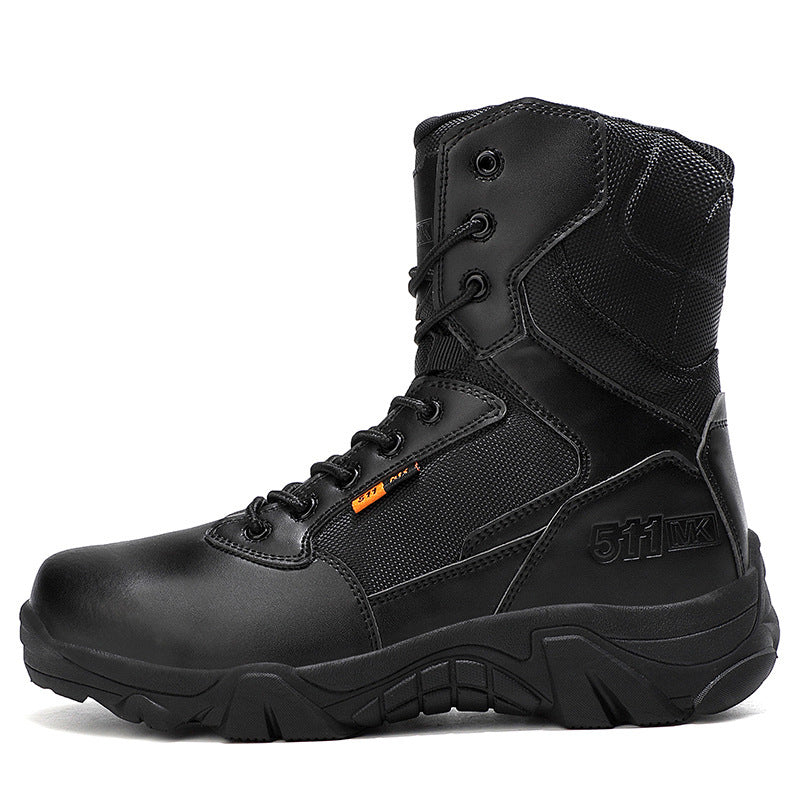 Sarah Express Men's Tactical Knight Boots Black