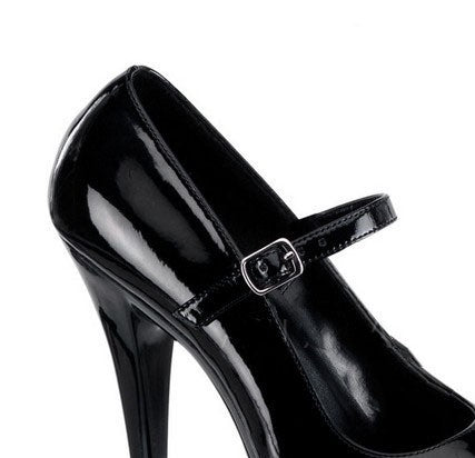 Sarah Express Cutout Platform Heels with Buckle Strap