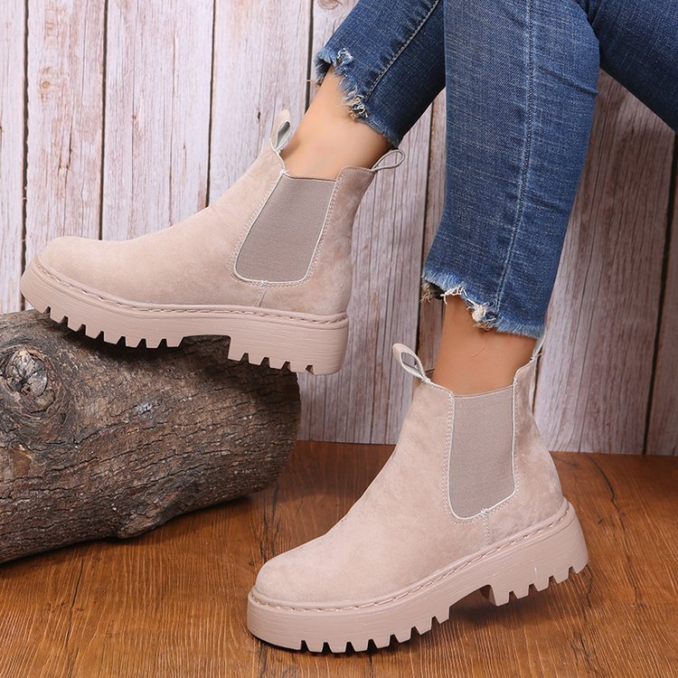 Sarah Express Women's Classic Platform Chelsea Boots