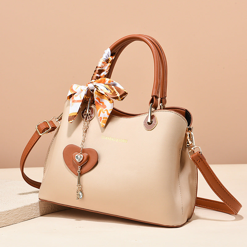Sarah Express Urban Minimalist Patchwork Crossbody Tote Bag