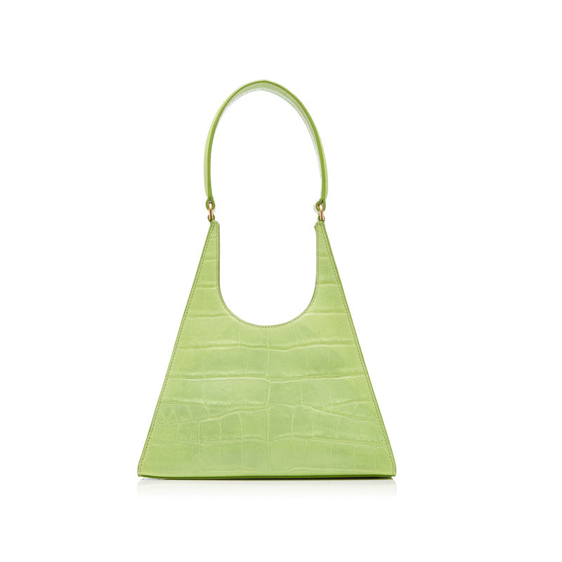 Sarah Express Crocodile Pattern Triangle Shoulder Bag