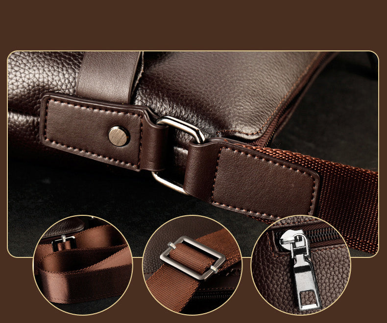 Sarah Express Structured PU Leather Men Messenger Bag