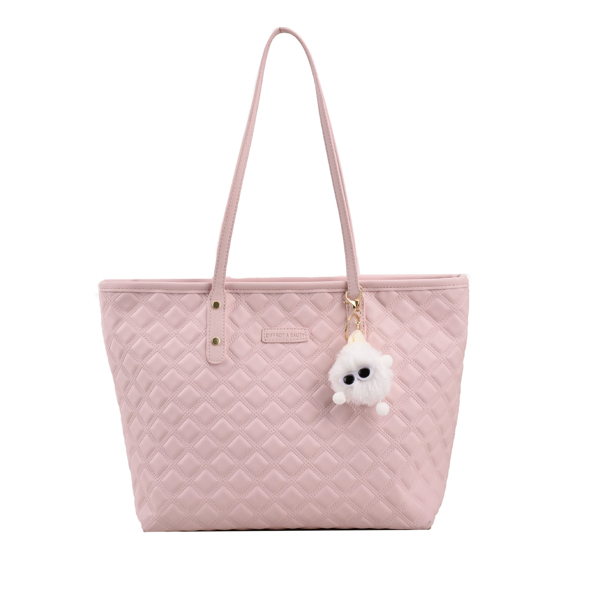 Sarah Express Diamond-Check Commuter Shoulder Bag