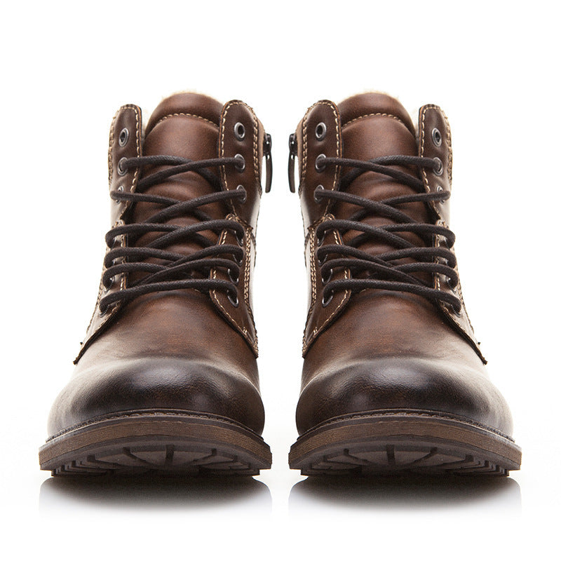 Sarah Express Men's Classic Lace-Up Winter Boots
