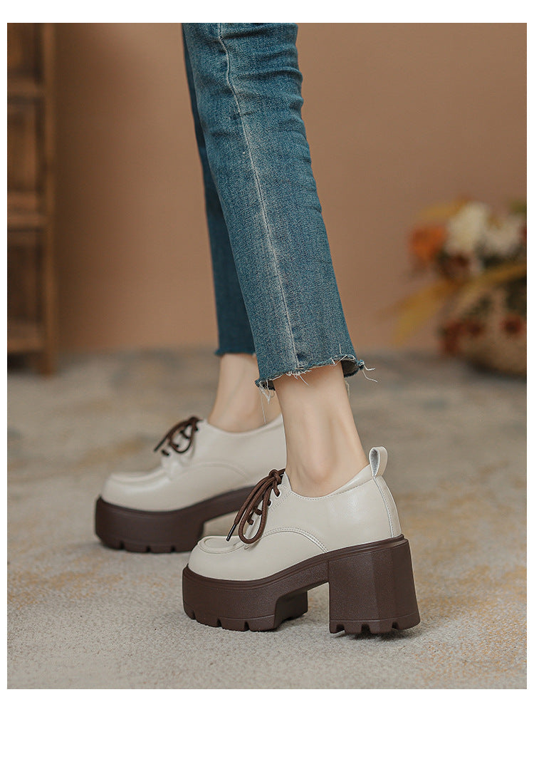 Sarah Express Chunky Lace-Up Platform Loafers