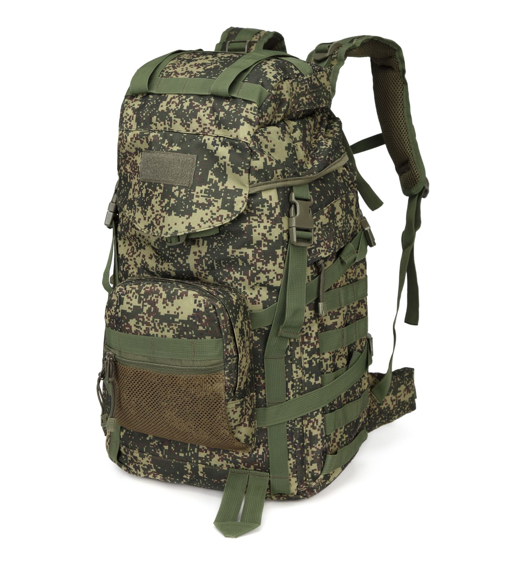 Sarah Express 60L Tactical Camouflage Hiking Travel Backpack Russian Camouflage