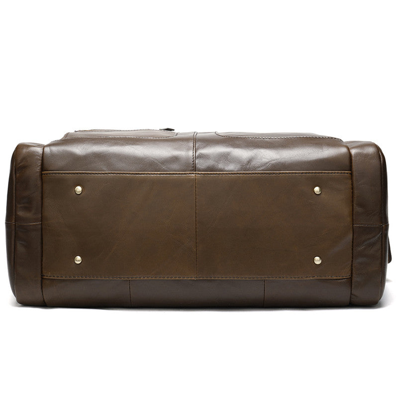 Sarah Express Leather Travel Duffel Bag