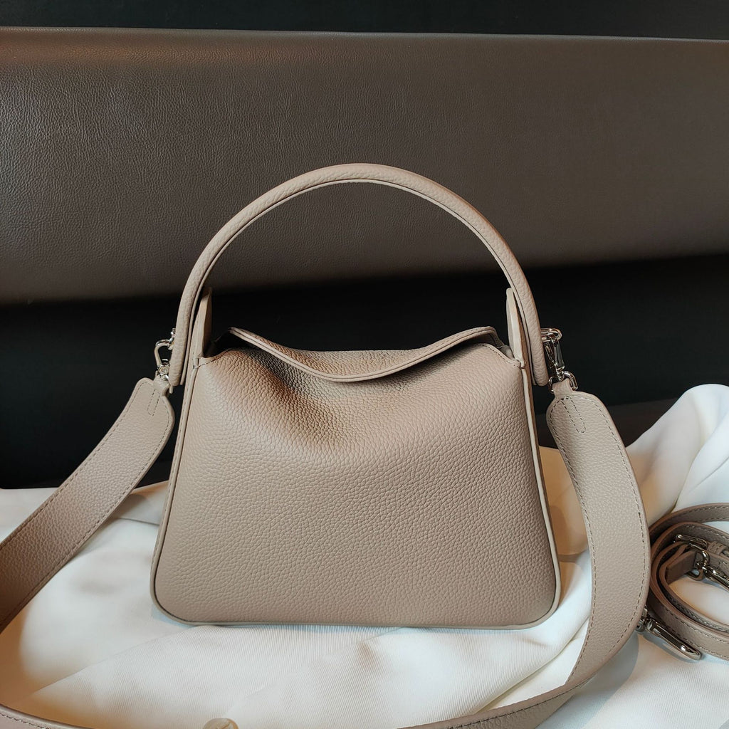 Sarah Express Genuine Leather Structured Box Shoulder Bag