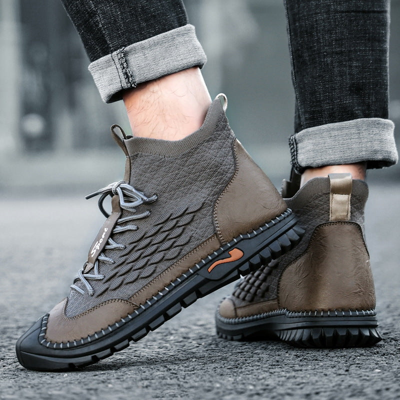Sarah Express Men's Casual Tooling Hiking Shoes