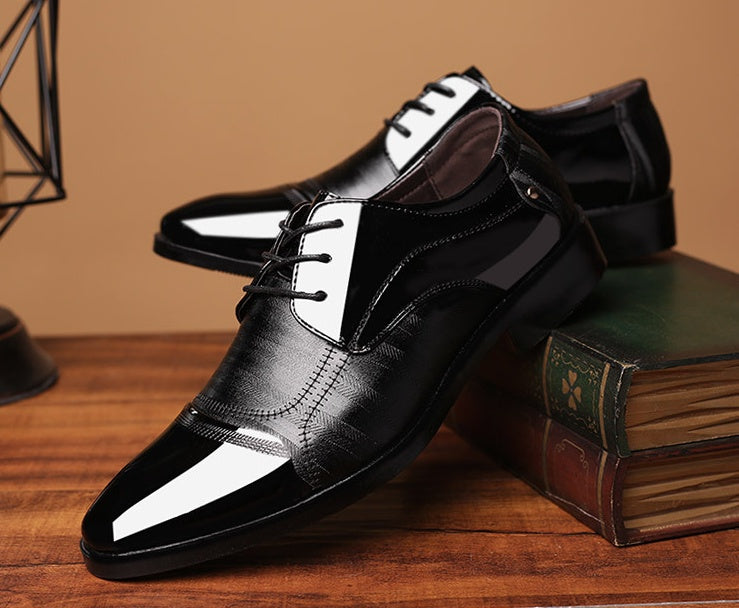 Men's Pointed Toe Business Dress Shoes – pointed toe detail alternate view 4