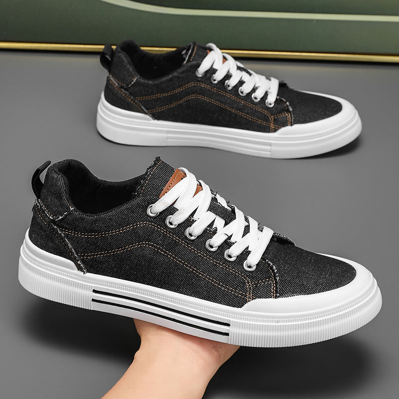 Sarah Express Men's Breathable Canvas Casual Sneakers