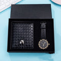 Sarah Express Men's Leather Wallet and Watch Set A05841