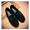Sarah Express Breathable Hollow Casual Slip-On Loafers Black shoes