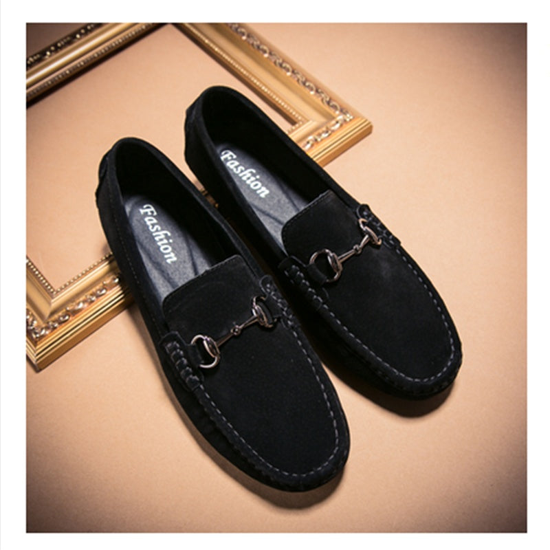 Sarah Express Breathable Hollow Casual Slip-On Loafers Black shoes