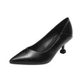Sarah Express Professional Black Pointed Toe Stiletto Pumps Black Thin Heel 5CM