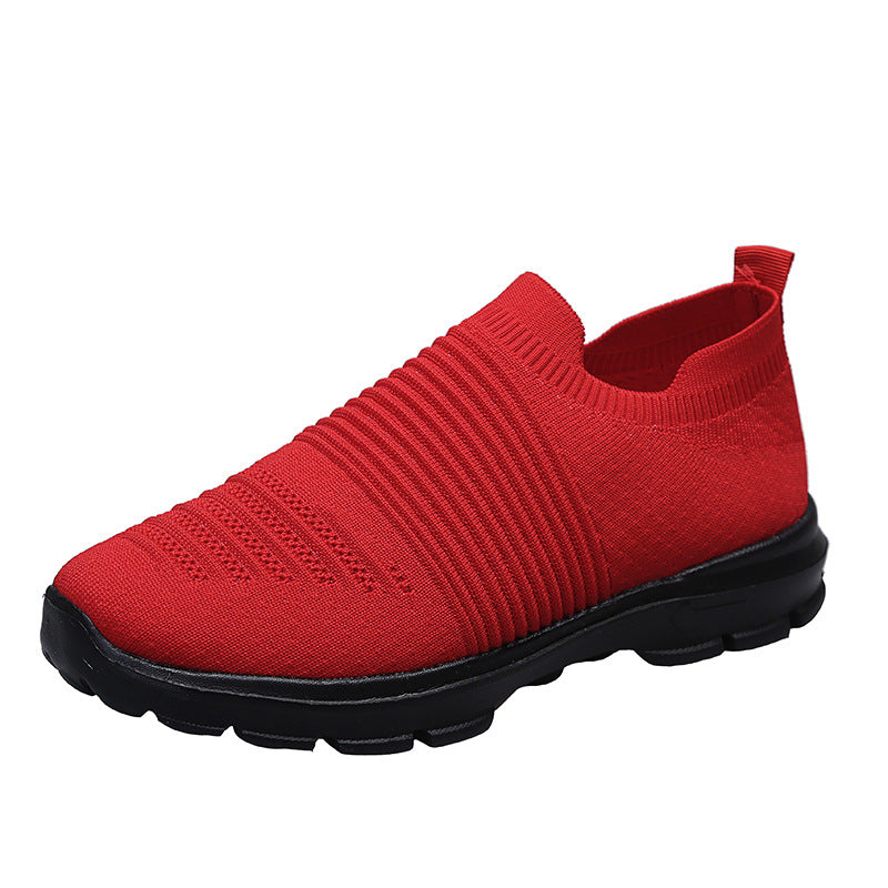 Sarah Express Knit Slip-On Walking Sneakers
