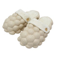 Sarah Express Plush Bubble Home Slippers Apricot
