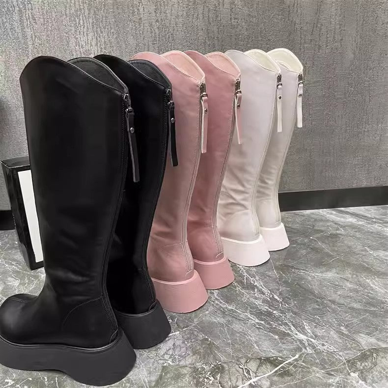 Sarah Express Chunky Sole Over the Knee Boots